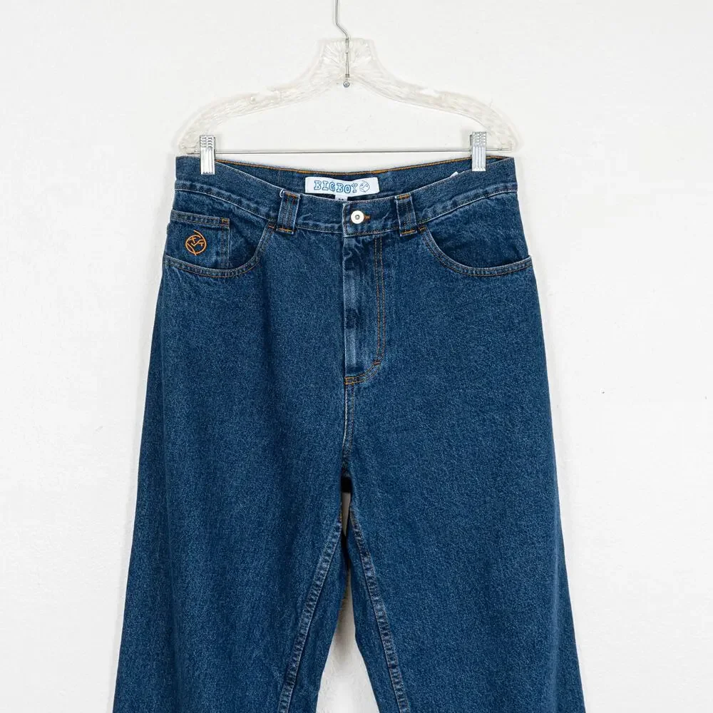 POLAR SKATE CO. Big Boy Pant Jeans Dark Blue size Medium